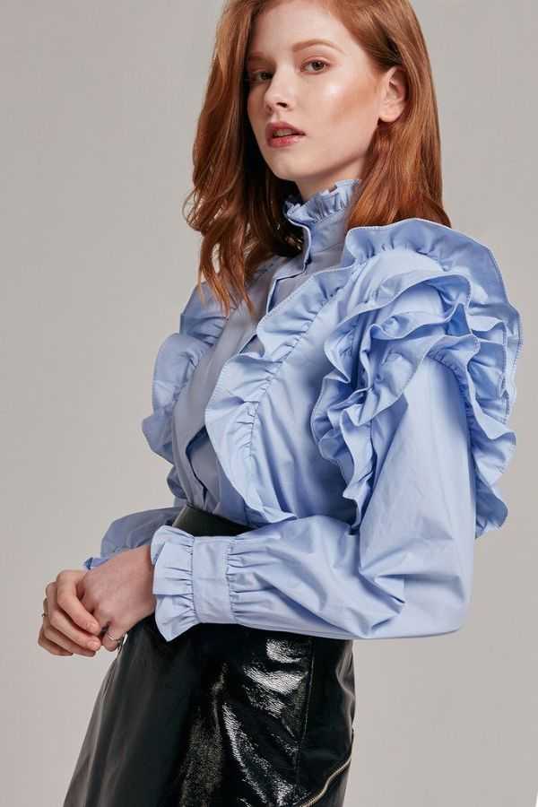 High-Neck Blouses