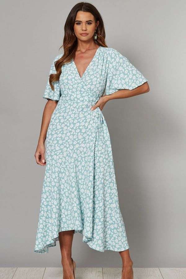 Midi Wrap Dresses