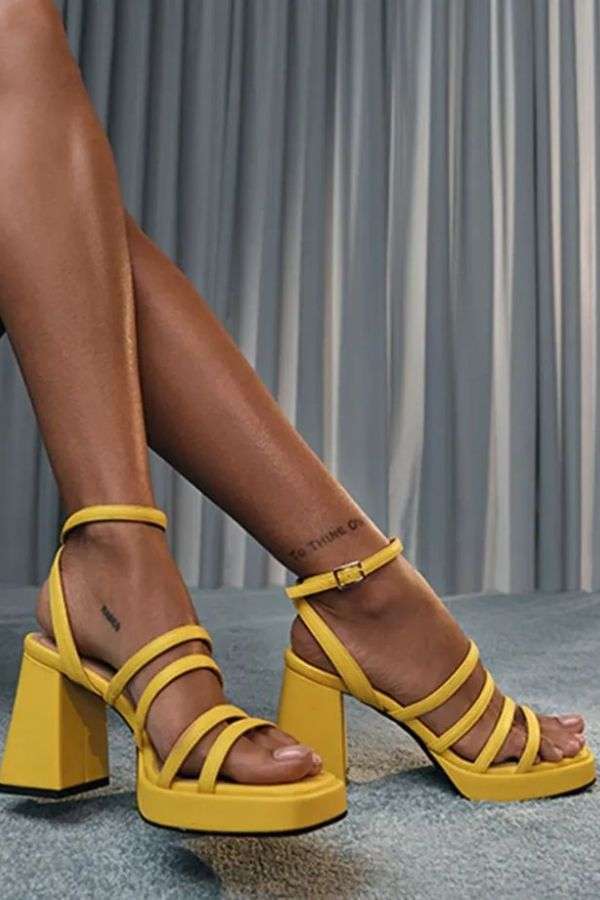 Strappy Heeled Sandals